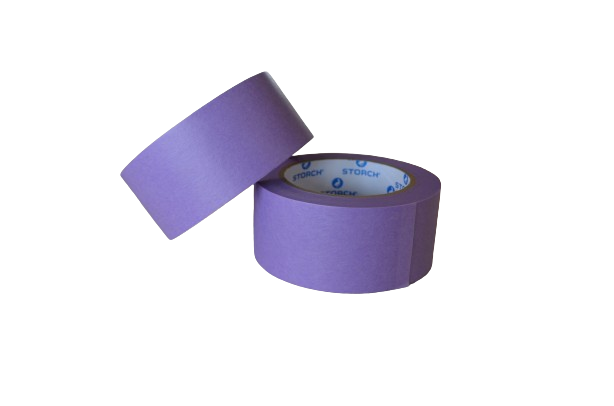 Специальная экстратонкая гладкая сиреневая малярная лента на основе рисовой бумаги с акрилатным клеем Das Schonende, Германия